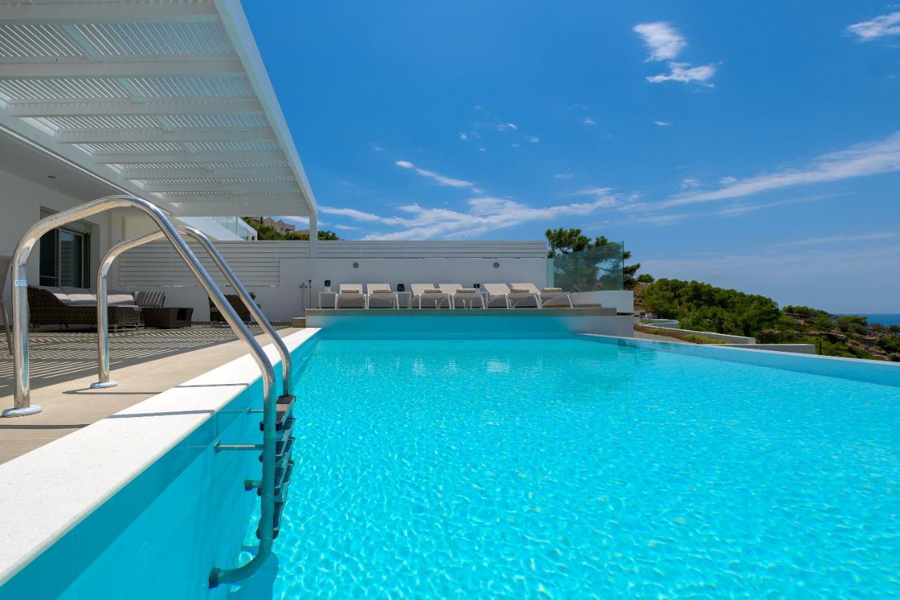 Villa Mimosa In Pefkos Линдос Экстерьер фото