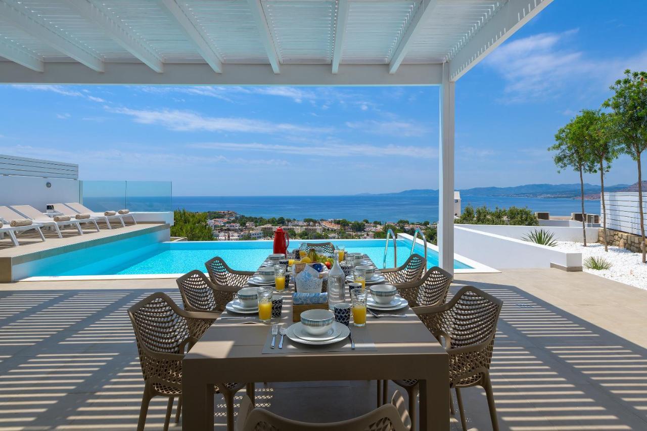 Villa Mimosa In Pefkos Линдос Экстерьер фото
