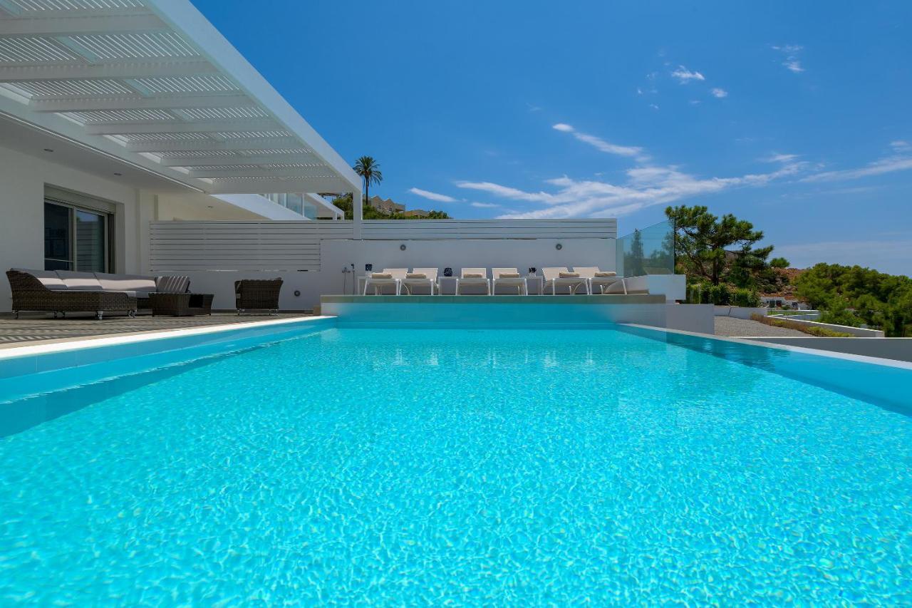 Villa Mimosa In Pefkos Линдос Экстерьер фото