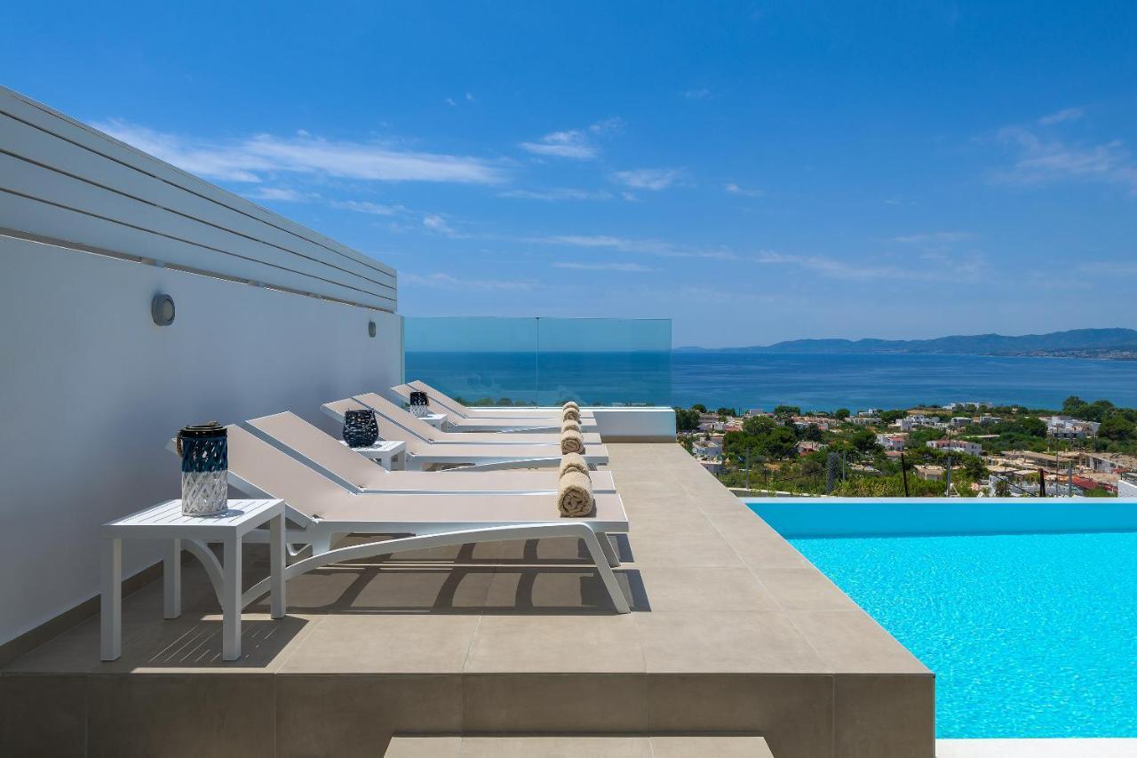 Villa Mimosa In Pefkos Линдос Экстерьер фото