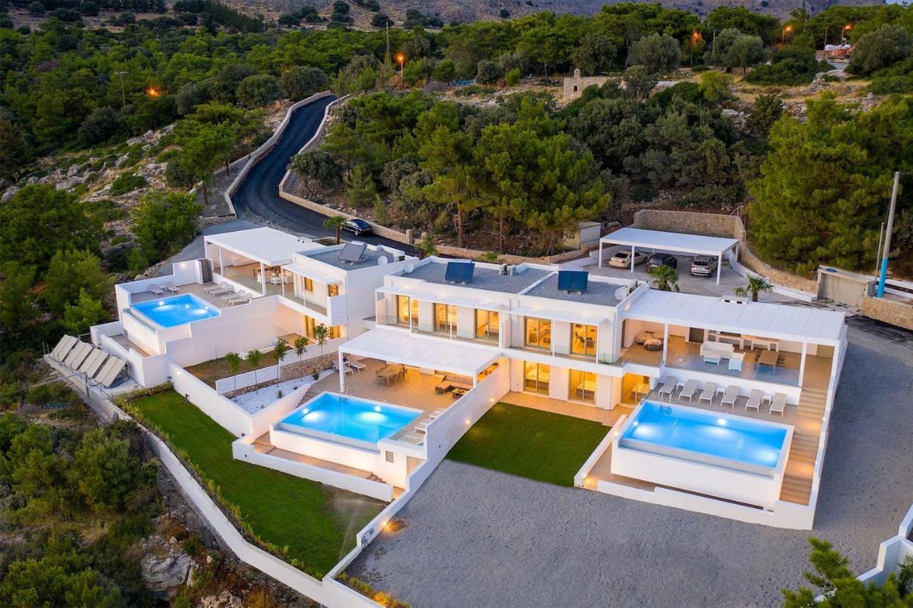 Villa Mimosa In Pefkos Линдос Экстерьер фото